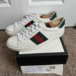 Mens Gucci Ace Sneaker Size: US 7